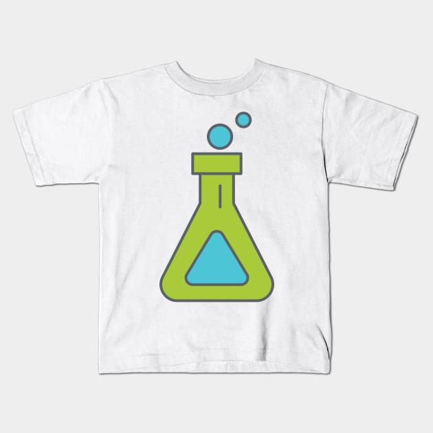 Green Research Kids T-Shirt by Jonathan Wightman